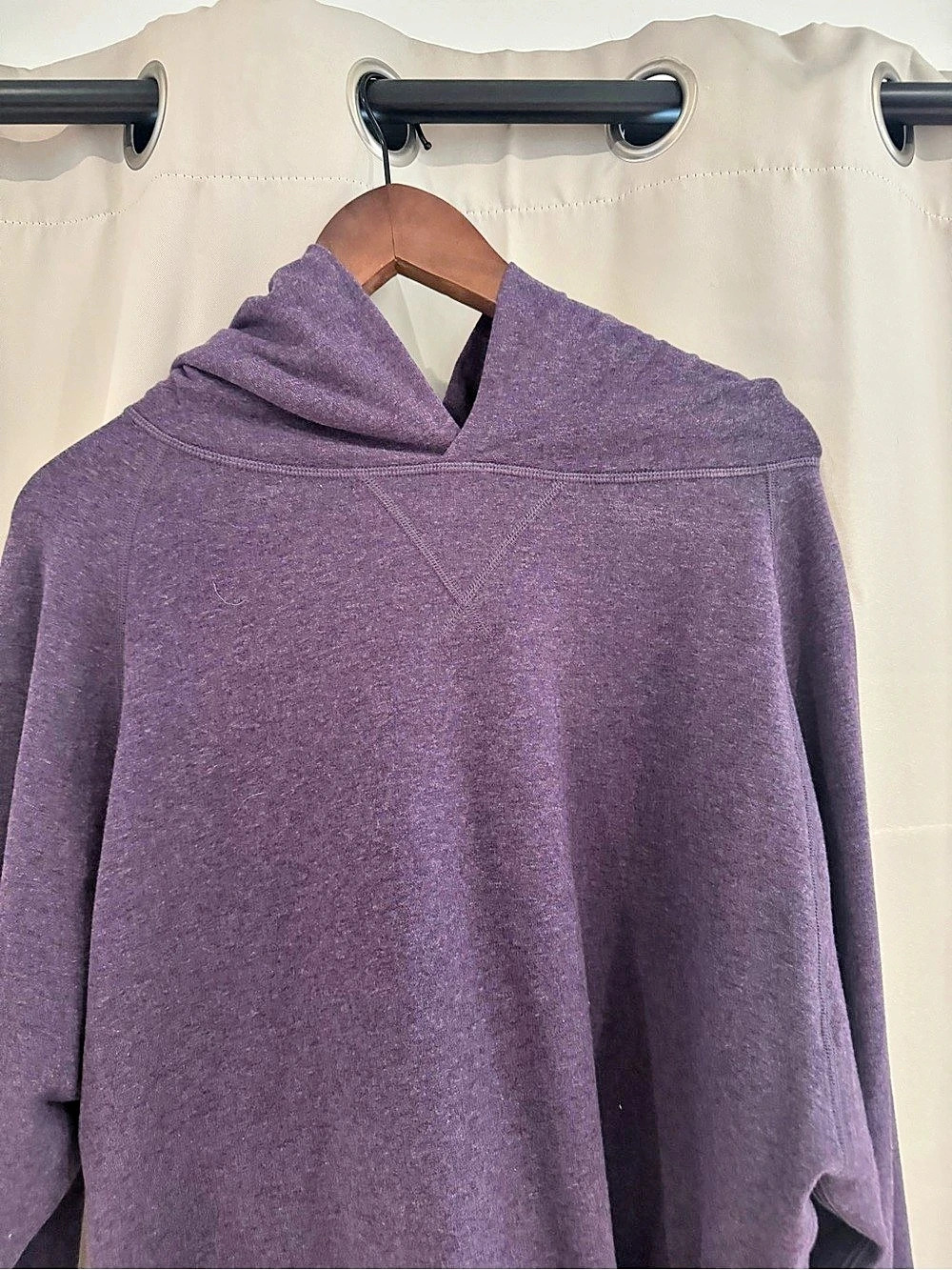 lululemon Purple Pullover Hoodie Size 10 Like New - Picture 3 of 5
